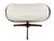White Mid-Century Modern PLYCraft Mr. Chair & Ottoman - Refinished! For Sale - Image 8 of 11