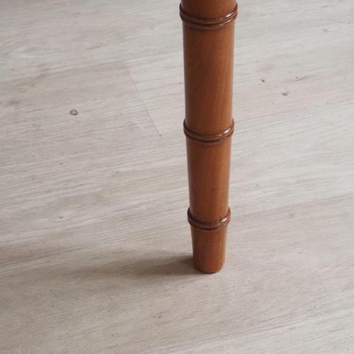 Biedermeier Round Table in Cherrywood For Sale - Image 10 of 12