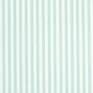 Schumacher Edwin Stripe Narrow Wallpaper in Mineral For Sale
