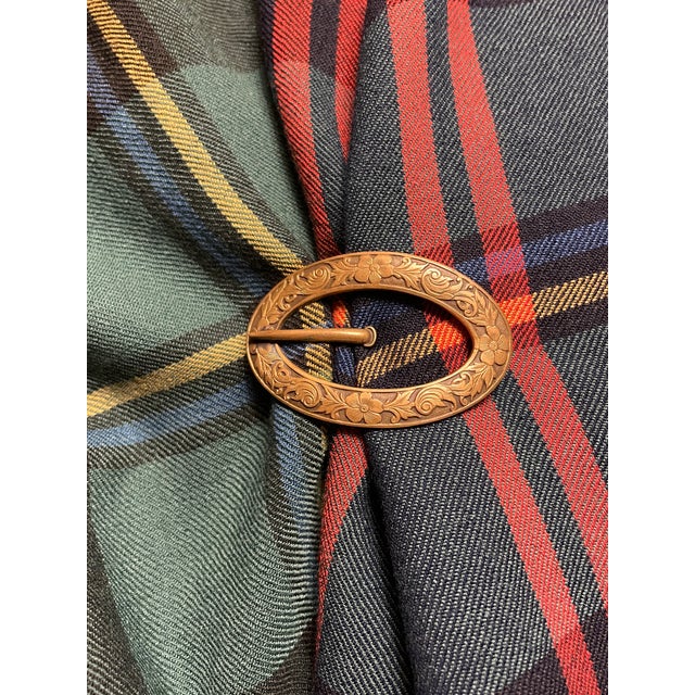 Late 19th Century Victorian Brass Buckle Brooch For Sale - Image 4 of 5