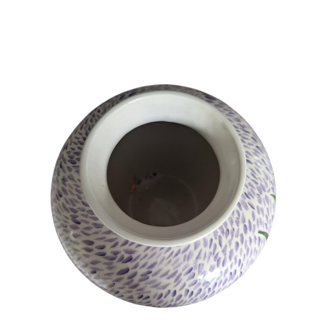 Vintage 90s Studio Pottery Handcrafted Vase For Sale - Image 10 of 10