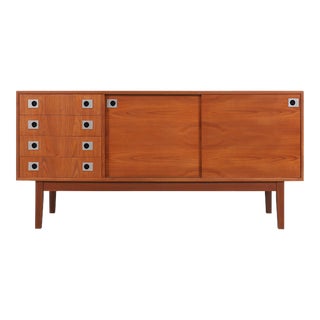 Mid Century Modern Teak Credenza For Sale