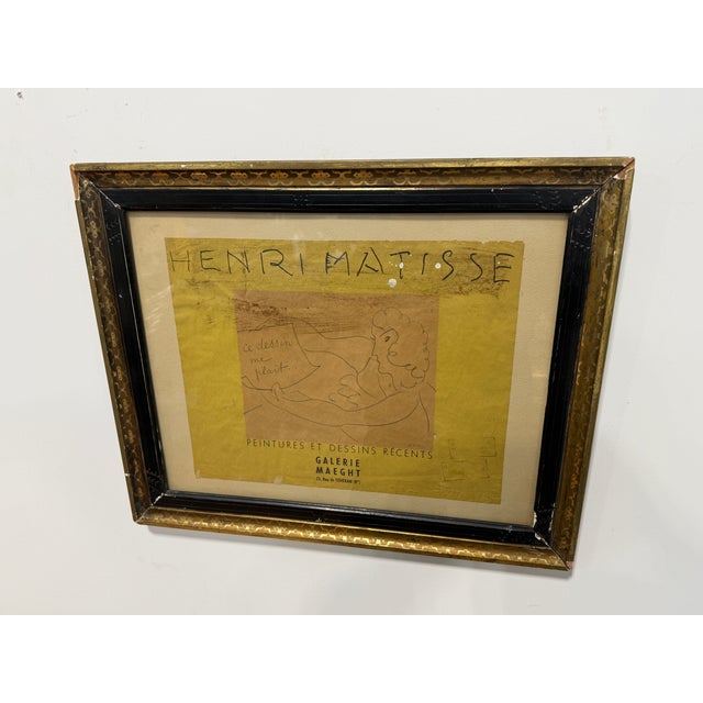 Extremely rare Henri Matisse Galerie Maeght “Ce Dessin Me Plaît” Exhibition Poster, Paris, 1945 This rare Galerie Maeght...