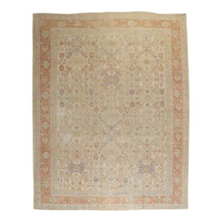 Antique Zabihi Collection Persian Mahal Soft Rug - 8'10" x 11'9" For Sale