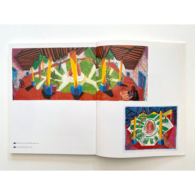 David Hockney " Etchings and Lithographs " Vintage 1988 First Edition Lithograph Print Pop Art Book For Sale - Image 10 of 12