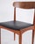 Set of 6 scandinavian dining chairs produced by uldum møbelfabrik in the 1960s. The chairs are made in teak and reflect...