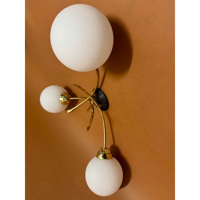 Wall Sconce from Lunel, France, 1950s For Sale - Image 4 of 13