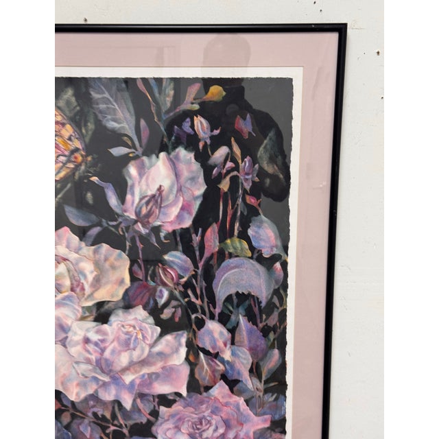 Kim Smith Nocturn Framed Watercolor, Circa 1999 For Sale - Image 9 of 11