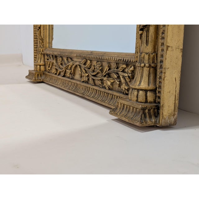 Wood Lion Full Length Mirror For Sale - Image 7 of 18