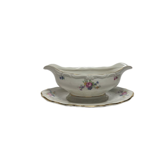 Art Deco Gravy Boat from Tielsch / Walbrzych, Poland, 1950s For Sale - Image 9 of 9