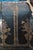 Vintage Chinoiserie Black Lacquer 8 Panel Folding Screen Room Divider 144" For Sale - Image 15 of 18
