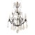 French Vintage Louis XV–Style Bronze and Crystal Chandelier For Sale
