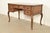 Sligh-Lowry Furniture Co. Sligh Furniture French Provincial Louis XV Carved Fruitwood Leather Top Bureau Plat Desk, Circa 1960s For Sale - Image 4 of 12