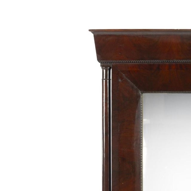 Furniture - Wall Mirror - 19th Century (181 cm). Portuguese, 19th century, in mahogany wood and mahogany root. Dimensions:...