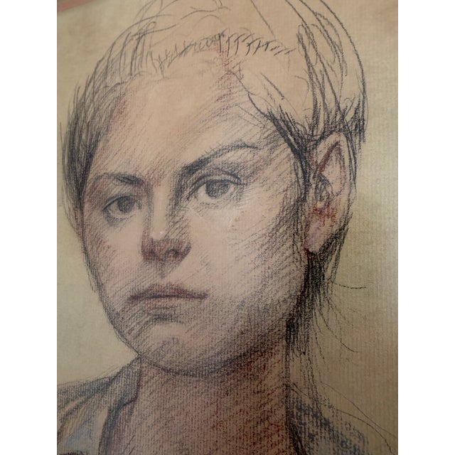 This is an original drawing/painting in pastels by established artist Barnaby Fitzgerald. It is signed “Barnaby...