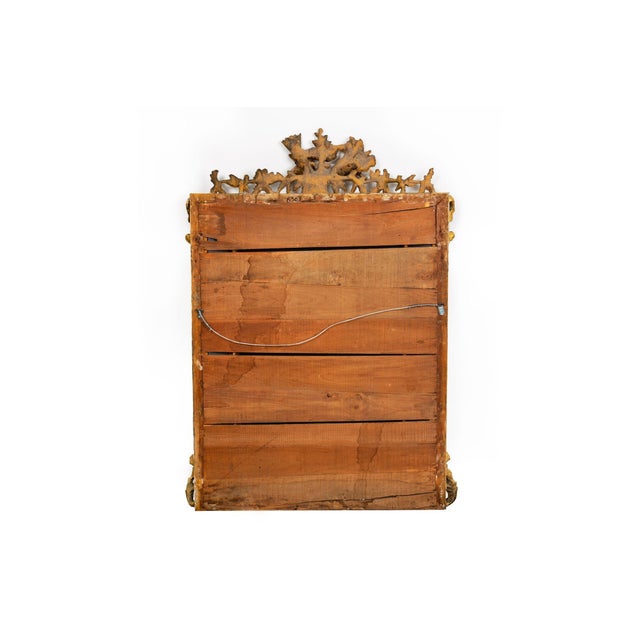 Pair of 19th Century French Neoclassical Antique Giltwood “Wedding” Mirrors For Sale - Image 14 of 18