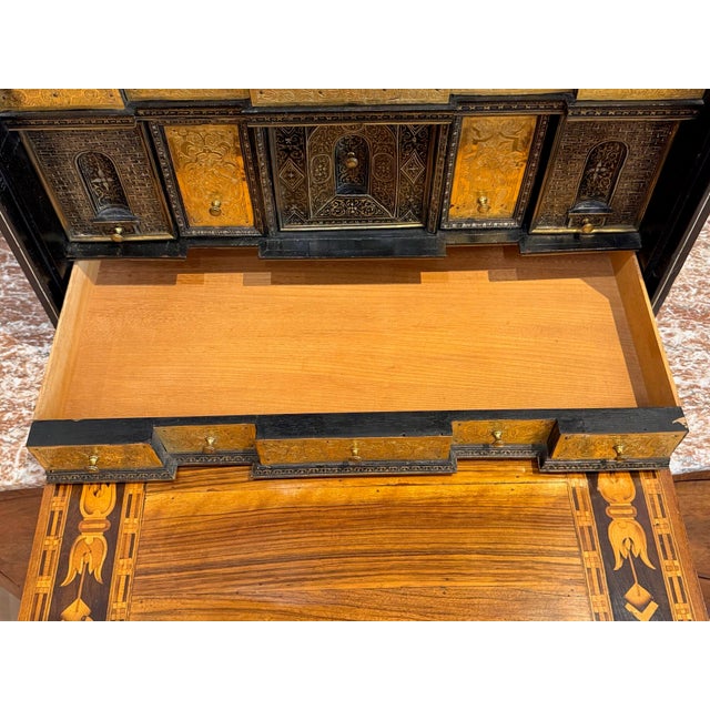 Early 17th Century Italian Traveling Cabinet For Sale - Image 12 of 15
