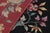 Vintage Chinese Art Deco Rug in Red and Black With Floral Patterns - Rug & Kilim For Sale - Image 9 of 9