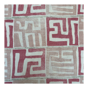 Penny Morrison Kenil Kuba Inspired Pink Linen Fabric 2 1/4 Yards