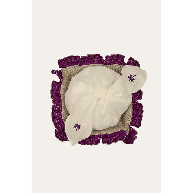 This pair of bread baskets, paired with delicately embroidered cloths, adds elegance to your table. In collaboration with...