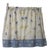 Pair of Blue Floral Bistro Curtains Handmade 2 Panel 20x25 Length For Sale