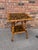 19th Century Decoupage Bamboo Side Table For Sale - Image 4 of 6