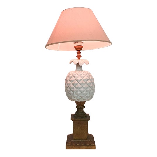 Pineapple Lamp in the style of Maison Charles, 1960s For Sale