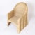 Wicker Drapery Ghost Armchairs For Sale - Image 4 of 8