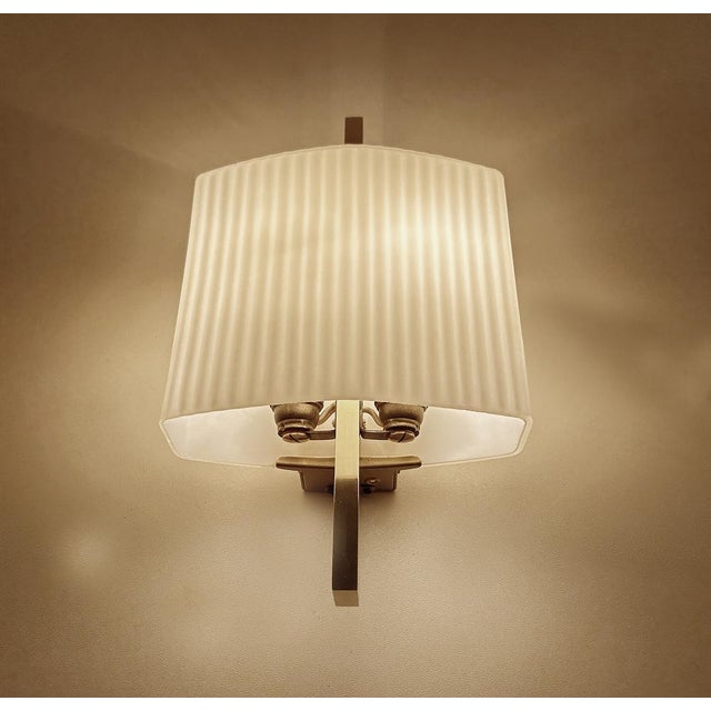 Vintage Space Age Brass Sconces from Hillebrand Lighting, 1960s, Set of 2 For Sale - Image 12 of 18