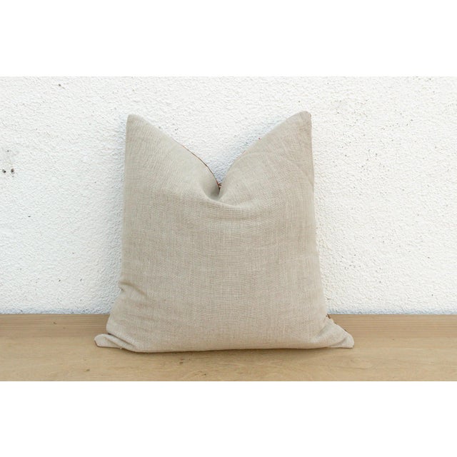 Sangrul Scroll, Antique Phulkari Pillow Cover For Sale In Los Angeles - Image 6 of 7