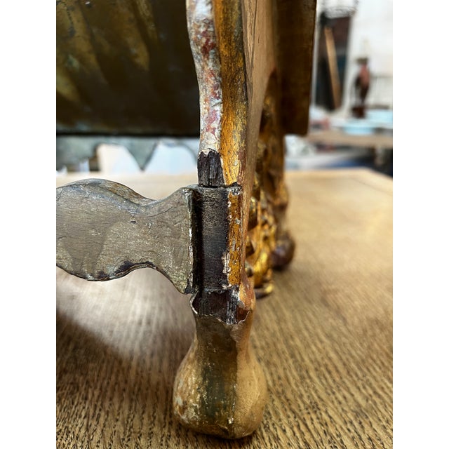 Antique 18th Century Italian Carved Giltwood Holy Bible Stand or Lectern For Sale In Atlanta - Image 6 of 7