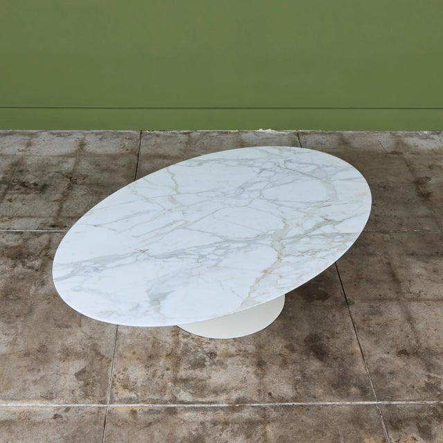 Eero Saarinen Marble Top Coffee Table for Knoll For Sale - Image 10 of 17