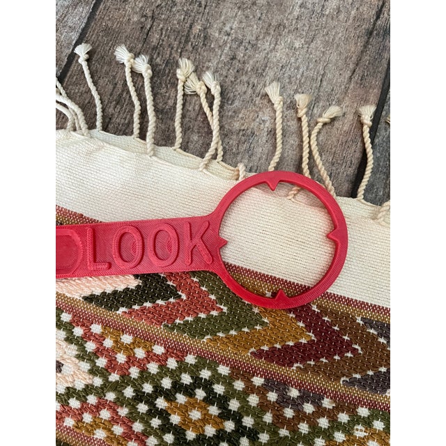 Vintage Bohemian Woven Table Runner Earth Tones Fringed Southwestern Western For Sale - Image 9 of 9