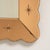 19th Century 19th Century France Art Deco Tan Wood Mirror For Sale - Image 5 of 8