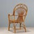 Brown Vintage Chair in Bamboo For Sale - Image 8 of 10