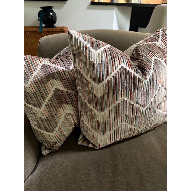 Ryan Studio Hilo Pillows, Amber (Pair) For Sale - Image 4 of 5
