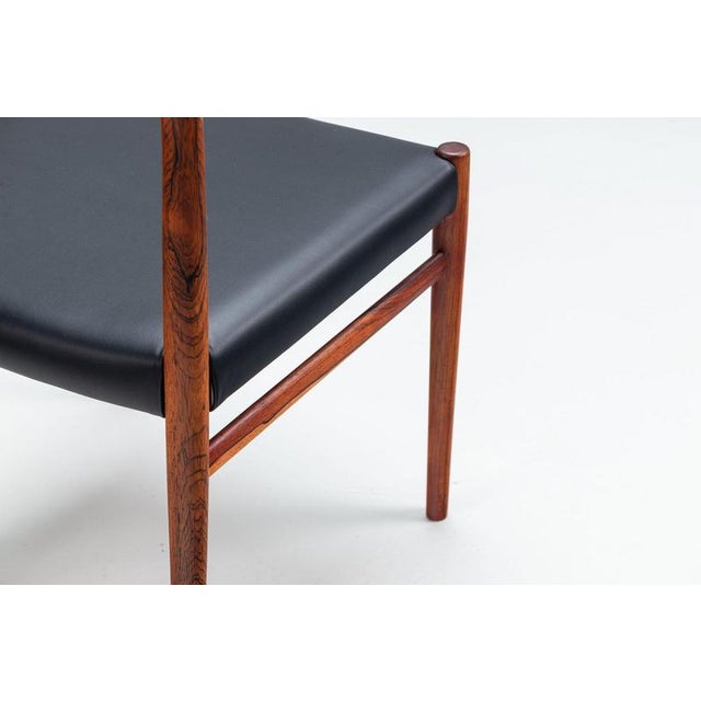Model 418 Dining Chairs in Rosewood by Arne Vodder for Sibast Mobler, Denmark, 1960, Set of 8 For Sale - Image 15 of 17