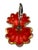 Antique Viennese Biedermeier Ruby Opaline Glass Bonbon Dish With Gilt Floral Enamel Decoration & Silver Handle, c.1830 For Sale - Image 12 of 16