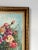 Metal Italian E. Dessey " Roses " Still Life Oil Painting , Framed For Sale - Image 7 of 13