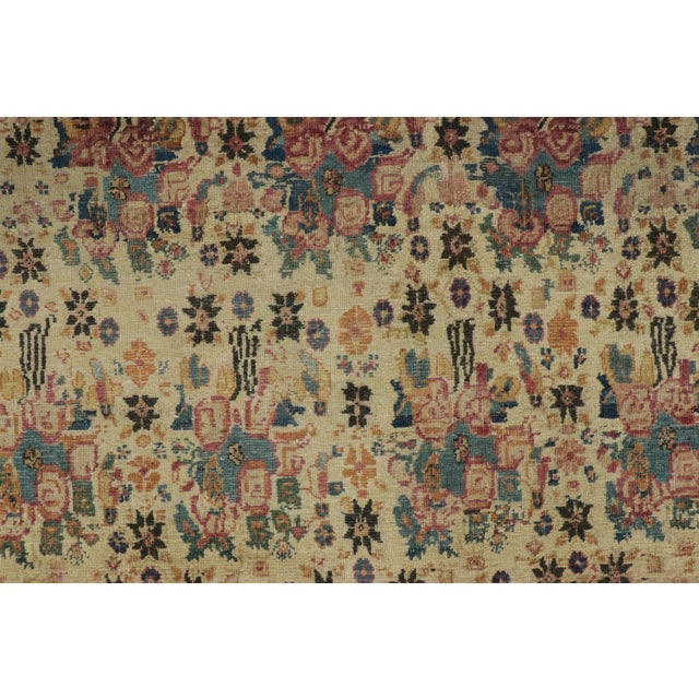 Rug & Kilim Antique Persian Kerman Rug, All-Over Rose and Floral Patterns - Rug & Kilim For Sale - Image 4 of 7