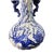 Vintage Large Chinoiserie Porcelain Blue & White Onion Shape Vase 21.75" H For Sale - Image 9 of 12