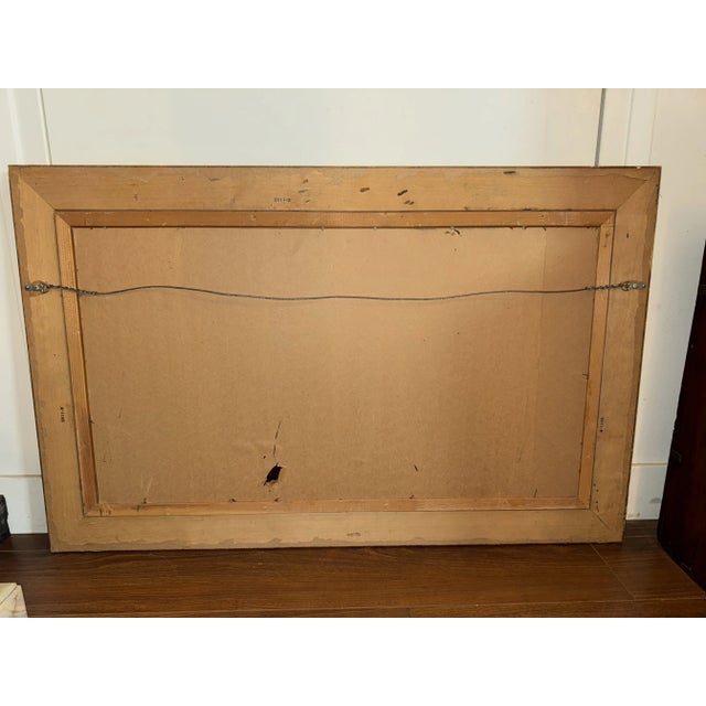 American Early 20th Century Large American Landscape Painting of a Wooded River For Sale - Image 3 of 5