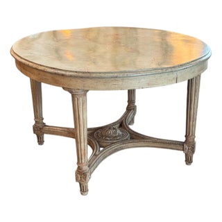 19th Century Louis XVI Style Painted Center Table For Sale