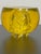 Yellow 2000 Heinrich Wang Liuli Crystal Dragon Rooster Bowl For Sale - Image 8 of 16
