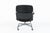 1980s Eames Time Life Executive Lobby Chair Herman Miller Black Leather Office Chair For Sale - Image 5 of 15