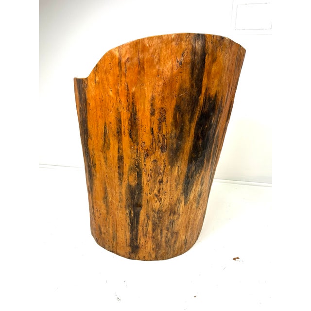 Late 20th Century Kubbestol Pine Chair, Sweden For Sale In Boston - Image 6 of 12