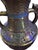 Antique Japanese Bronze Cloisonné/Champleve Vase Urn For Sale - Image 9 of 9