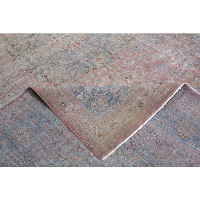 1960s Vintage Turkish Antolian Hand Knotted Wool Rug, 11'3x15'4 For Sale - Image 5 of 6