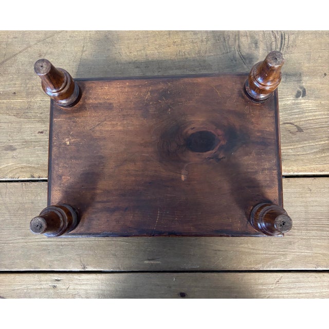 Vintage English Needlework Footstool For Sale In Naples, FL - Image 6 of 7