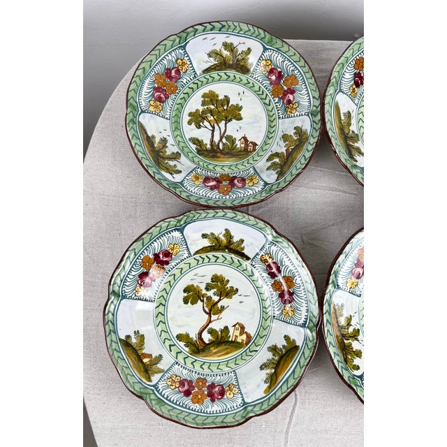 Ceramic Vintage Italian Vitacolonna Rapino Ceramic Dishes- Set of 6 For Sale - Image 7 of 11